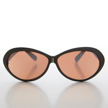 Load image into Gallery viewer, Oval Clout Mod Sunglass with Copper Lens - Deborah