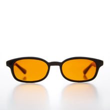 Load image into Gallery viewer, Amber Lens Rectangle Vintage Sunglass - Deluxe