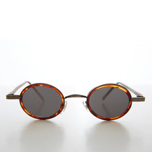 Load image into Gallery viewer, Tiny Oval Indie Futuristic Sunglasses - Weldon