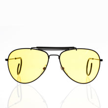 Load image into Gallery viewer, Yellow Lens Aviator with Cable Temples - Digby