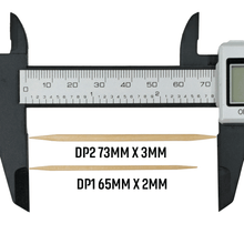 Load image into Gallery viewer, 36 Qty Unflavored Birchwood Toothpicks in Plastic Tubes