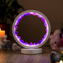 Load image into Gallery viewer, Stress Less, Sleep More – Amethyst Healing Lamp