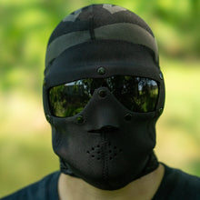 Load image into Gallery viewer, SwissEye Black Neoprene Mask w/Ballistic Smoke Lenses