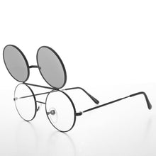 Load image into Gallery viewer, 80s Vintage Round Flip Up Glasses - Dwayne