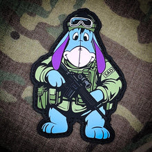 Load image into Gallery viewer, Tactical Eeyore AR15 Callsign SAD - Tactical Pooh Squad - 4" PVC Patch