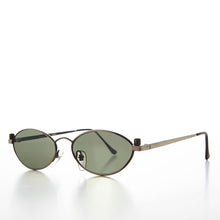 Load image into Gallery viewer, Industrial Metal Frame Oval 90s Steampunk Sunglass - Erin 2