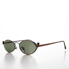 Load image into Gallery viewer, Industrial Metal Frame Oval 90s Steampunk Sunglass - Erin 1