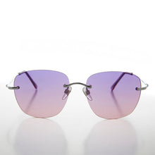 Load image into Gallery viewer, Rimless Ocean Colored Lens Women's Sunglasses - Fancy