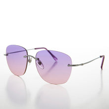 Load image into Gallery viewer, Rimless Ocean Colored Lens Women's Sunglasses - Fancy