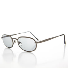 Load image into Gallery viewer, Oval Metal Half Frame Transition Glass Lens Vintage Sunglass - Foster