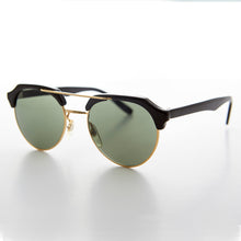 Load image into Gallery viewer, Cross Brow Bar Horn Rim Vintage Sunglass - Frederick