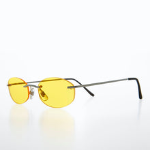 Load image into Gallery viewer, Yellow Rimless Lens Vintage Sunglass - Frito