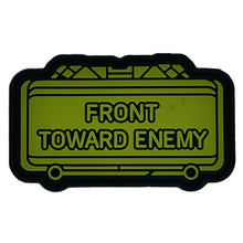 Load image into Gallery viewer, The Clacker Claymore Mine - 'Front Toward Enemy' - 3 inch PVC Patch