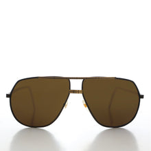 Load image into Gallery viewer, Large Square 80s Aviator Sunglasses - Gibbons
