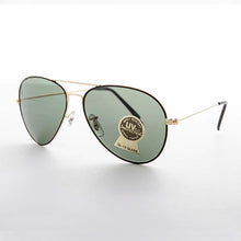Load image into Gallery viewer, Metal Aviator Vintage Sunglass with Teardrop Glass Lens - Goose