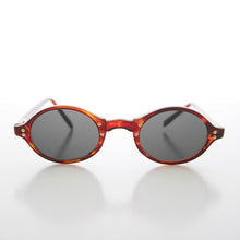 Load image into Gallery viewer, Small Oval Vintage Sunglass with Gold Studs - Harley