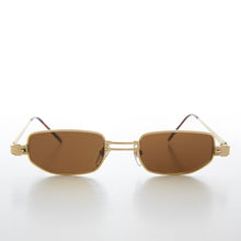 Load image into Gallery viewer, Small Rectangle Metal Punk Vintage Sunglasses - Hitch