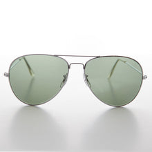 Load image into Gallery viewer, Vintage Metal Aviator Sunglass with Glass Lens - Hughes