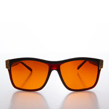 Load image into Gallery viewer, Square Orange Lens Vintage Sunglasses - Hunt