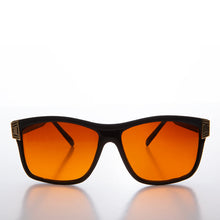 Load image into Gallery viewer, Square Orange Lens Vintage Sunglasses - Hunt