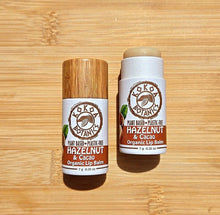 Load image into Gallery viewer, Hazelnut and Cocoa Butter - Natural Organic Lip Balm - Vegan - Plastic Free