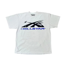 Load image into Gallery viewer, Hellstar Gel Sport Logo T-shirt White/Blue