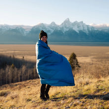 Load image into Gallery viewer, Kylmit Horizon Travel Blanket - Deep Water