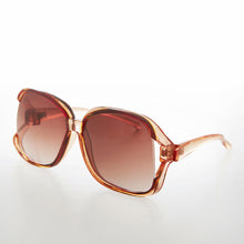 Load image into Gallery viewer, Oversized Square Clear Frame Vintage Sunglasses - Ibiza 1