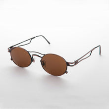 Load image into Gallery viewer, Sporty Oval Steampunk Optical Quality Vintage Sunglass - Iggy