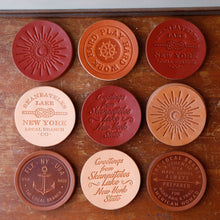 Load image into Gallery viewer, Leather Coasters - USA Made