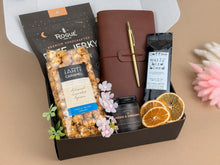 Load image into Gallery viewer, Gifts for Him – Premium Leather Journal & Coffee Discovery Set