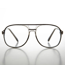 Load image into Gallery viewer, Pretend Aviator Clear Lens Vintage Glasses - Urkel