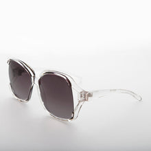 Load image into Gallery viewer, Oversized Square Clear Frame Vintage Sunglasses - Ibiza 1
