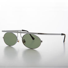 Load image into Gallery viewer, Cyberpunk Goth Vintage Flat Top Oval Sunglass - Jenkins
