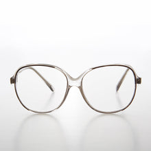 Load image into Gallery viewer, Clear Retro Reading Glasses with Color Accent - Jess