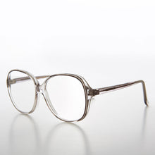 Load image into Gallery viewer, Clear Retro Reading Glasses with Color Accent - Jess