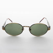 Load image into Gallery viewer, Spring Temple Oval Steampunk Vintage Sunglass - Jeter