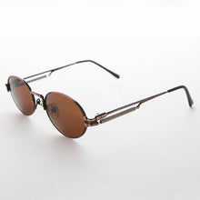 Load image into Gallery viewer, Spring Temple Oval Steampunk Vintage Sunglass - Jeter