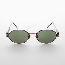 Load image into Gallery viewer, Spring Temple Oval Steampunk Vintage Sunglass - Jeter
