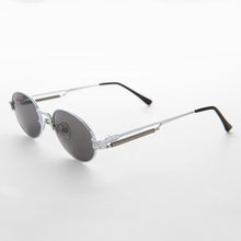Load image into Gallery viewer, Spring Temple Oval Steampunk Vintage Sunglass - Jeter