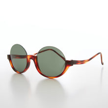Load image into Gallery viewer, Round Hippie Goth Semi-Rimless 90s Sunglass - Justice