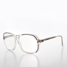 Load image into Gallery viewer, Clear Women's Retro Reading Glasses with Color Accents - Kara