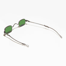 Load image into Gallery viewer, Tiny Rectangular Spectacle Sunglass with Sliding Temples - Kane