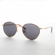 Load image into Gallery viewer, Gold Round Preppy Classic Metal Vintage Sunglass - Kelsey