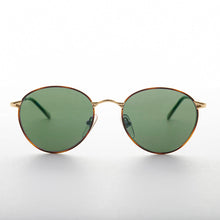 Load image into Gallery viewer, Gold Round Preppy Classic Metal Vintage Sunglass - Kelsey