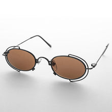 Load image into Gallery viewer, Tiny Oval 90s Metal Vintage Sunglasses - Klaus