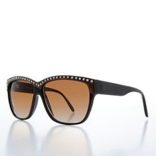 Load image into Gallery viewer, Rhinestone Black Frame Sunglasses - Kristel