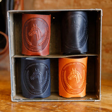 Load image into Gallery viewer, Leather Can Koozie -USA Made