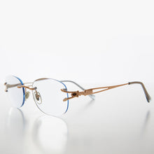 Load image into Gallery viewer, Oval Rimless Colored Lens Readers - Leona