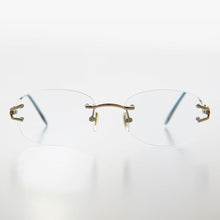 Load image into Gallery viewer, Oval Rimless Colored Lens Readers - Leona